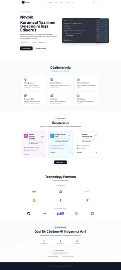 Novpix LLC proje görseli